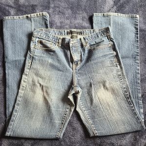 Calvin Klein Flare Faded Blue Jeans Size 8